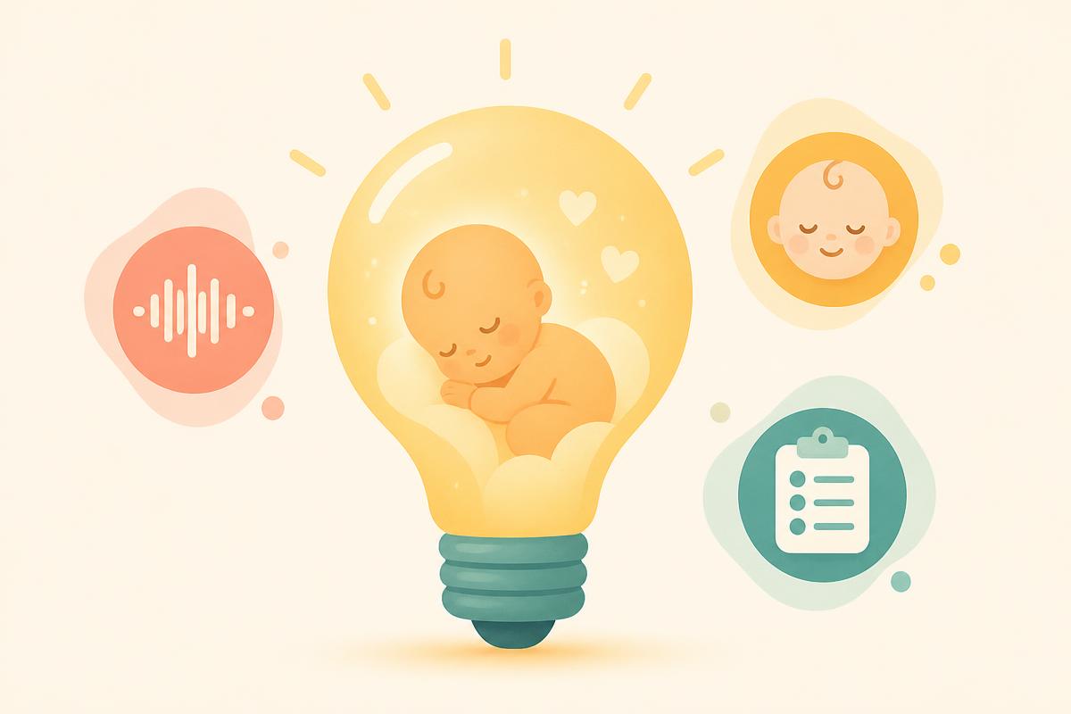 Illustration of the big idea behind reading baby cues